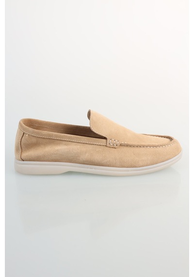 Bisse Erkek Süet Loafer Bej Ayakkabı Ayk25y25003 D07