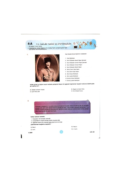 8.sınıf Lgs Deneme Sınavı - Sözel Bölüm - 4 Kitapcık