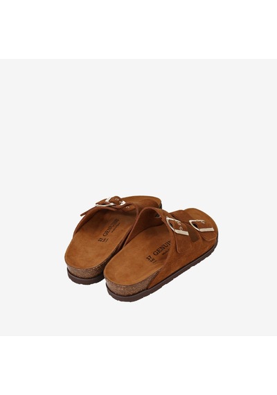 Terlik Kadın G106052 Genuins Hawaıı Velour Camel
