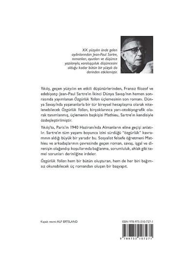 Özgürlük Yolları 3 - Jean Paul Sartre  -  Can Yayınları
