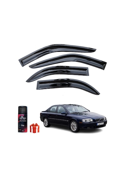 Volvo S80 Mügen Cam Rüzgarlığı 1999-2006 Arası 4 Lü Takım+koku