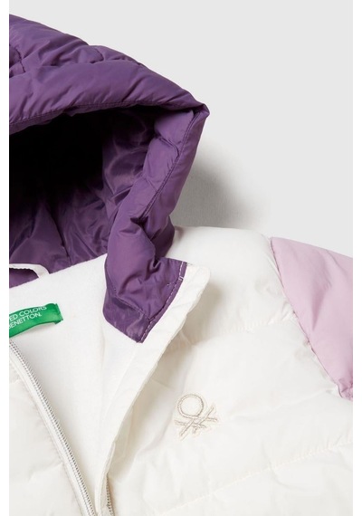 United Colors Of Benetton Kız Çocuk 2letcn04y-25k Mont Ekru-2162 Ekru