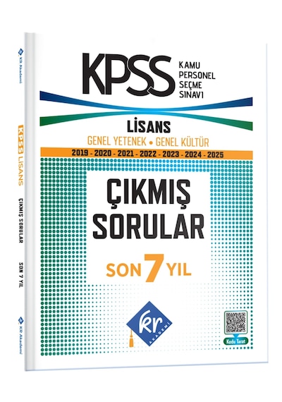 Kpss Genel Yetenek Genel Kültür Çıkmış Sorular Son 7 Yıl Kitapçıkları Kr Akademi Yayınları