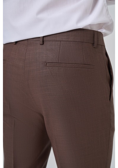 Morven Erkek Kahve Klasik Slim Fit Dar Kesim Pantolon 26mc003006400 Kahve