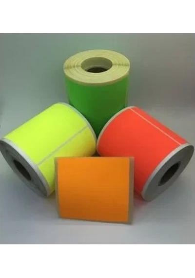 Neon Etiket 75x100 400 Lü Yeşil Diğer