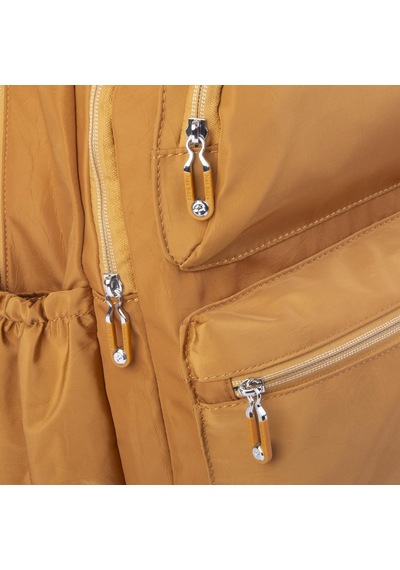Nas Bag Unisex Büyük Boy Su Geçirmez Waterproof Hafif Sırt Çantası Hardal