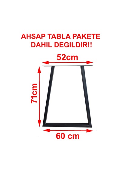 Metal Ayak Masa Ayakları Bilgisayar Çalışma Yemek Masası Ayağı