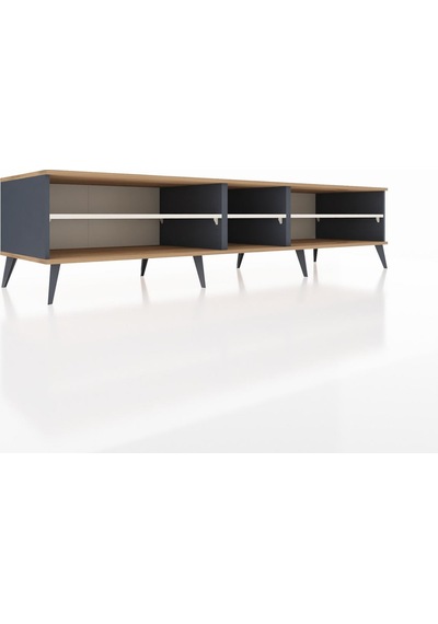 Kronos Tv Ünitesi 3 Raflı 220x59x51 Antrasit-çam/aytaşı Atlas Çam/aytası - Antrasıt Kronos Tv Ünitesi 3 Raflı 220x59x51 Antrasit-çam/aytaşı Atlas Çam/aytası - Antrasıt