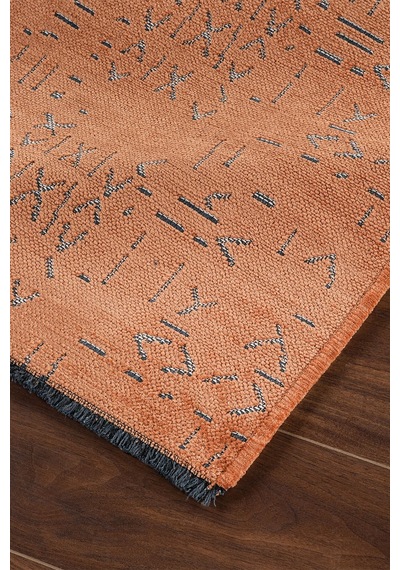 Modern Desenli Dekoratif Yıkanabilir Şönil Dokuma Saçaklı Kaymaz Taban Salon Mutfak Halı Kilim Kahverengi Modern Desenli Dekoratif Yıkanabilir Şönil Dokuma Saçaklı Kaymaz Taban Salon Mutfak Halı Kilim Kahverengi
