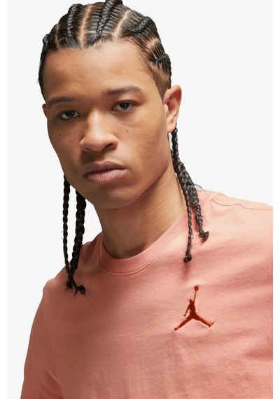 Nike Air Jordan Jumpman Ss Crew Mens Erkek Günlük Tişört Turuncu