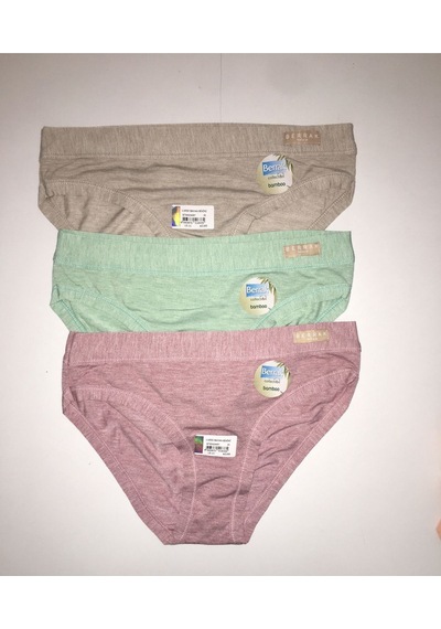 4 Adet Bambu Bikini Külot Karışık