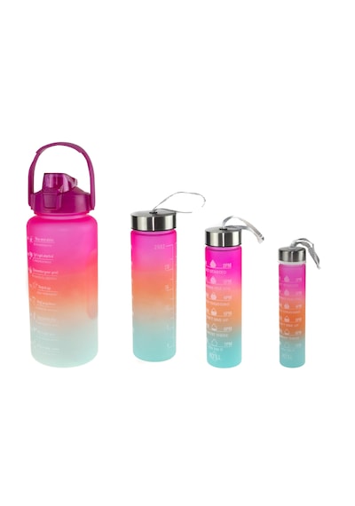 Matara Dörtlü Set 2000 Ml 800 Ml 500 Ml 280 Ml Pembe