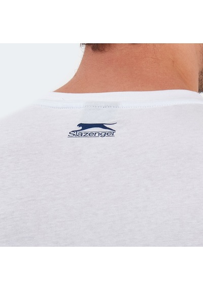 Slazenger PALLU I Erkek  Beyaz Tişört
