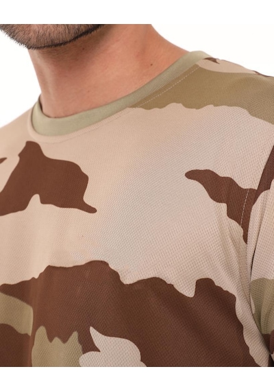 Sword Bisiklet Yaka Kısa Kollu Kamuflaj Erkek T-shirt Single Ç.kamuflaj