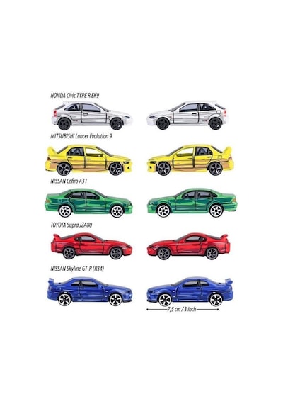 8504105000 Jdm Legends Anime 5 Pieces Giftpack