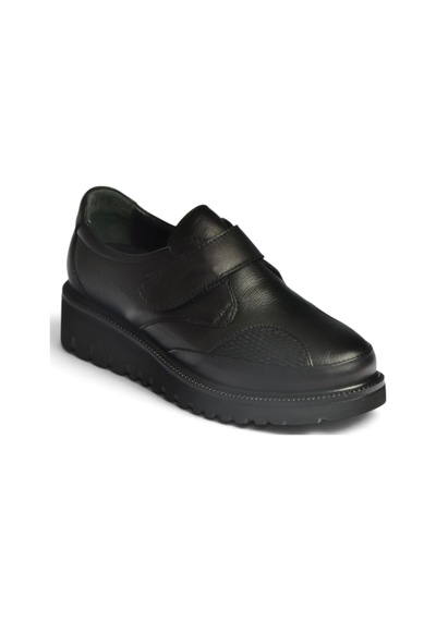 Fox Shoes Z555251003 Siyah Hakiki Deri Günlük Kadın Ayakkabı