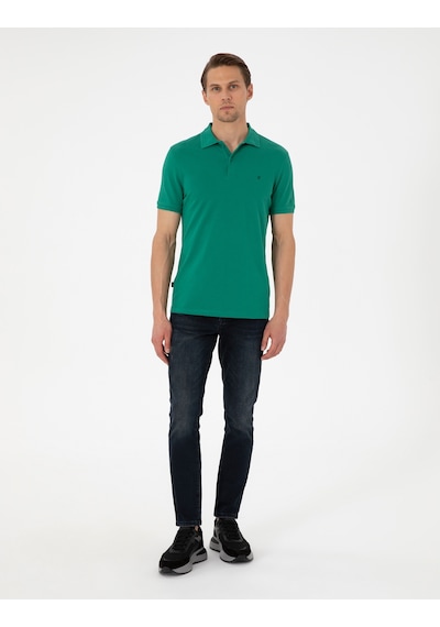 Pierre Cardin Erkek Yeşil Tişört Basic 50306448-vr054 Yeşil