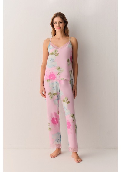 Suwen Meloni Atlet Pantolon Pijama Takımı Sh26531660a334 Pembe