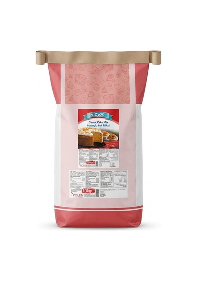 Vizyon Havuçlu Kek Miksi Carrot Cake Mix - 10 Kg