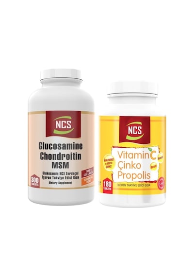 Vitamin C Çinko Propolis 180 Tablet+glucosamine Msm 300 Tablet