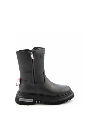 Harley Davidson Black Hakiki Deri Kadın Bot & Bootie Hd0777002603 001