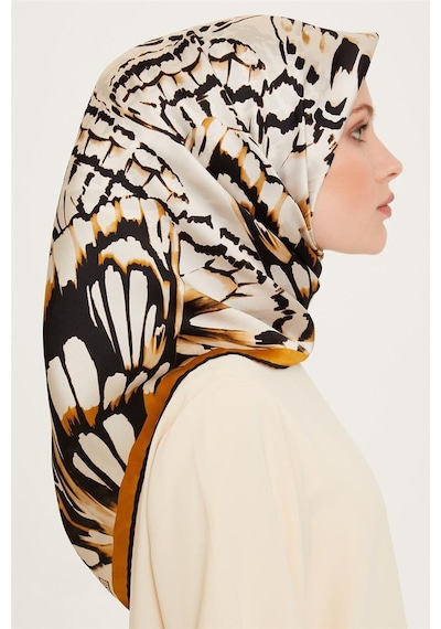 Armine Twill Saf Ipek Eşarp 9256d 31 Çok Renkli