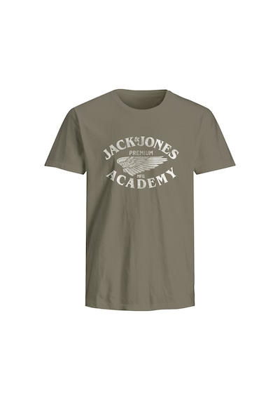 Jack & Jones Jack Jones Erkek Baskılı Tişört 12276650 Açık Yeşil