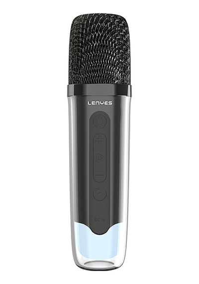 Lenyes S226 Rgb Işıklı Askılı Mikrofonlu Bluetooth Speaker Hoparlör V5.3 Siyah