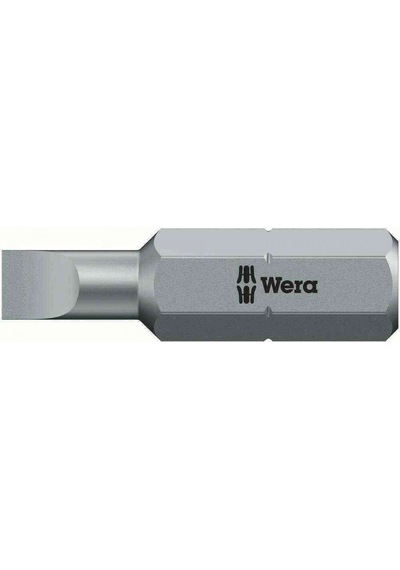 Wera 800/1 Z 0.8x5.5x25 MM Düz Bits 05072057001