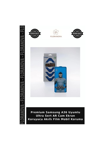 Premium Samsung A36 Uyumlu Ultra Sert Ar Cam Ekran Koruyucu Akıllı Film Mobil Koruma