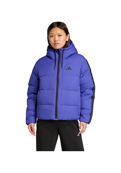 Adidas W Ess 3s P D Ho Kadın Outdoor Mont Jw9109 Mavi Mavi