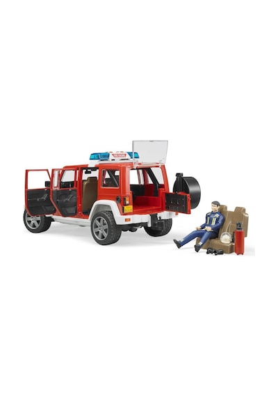 Bruder Jeep Wrangler Rubicon İtfaiye Ve İtfaiyeci Br02528