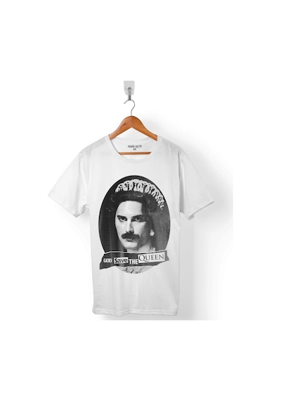 God Save The Queen Freddıe Mercury Erkek Tişört 001