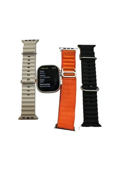 S8 Ultra 3 Kordonlu 49 MM Akıllı   Saat (İthalatçı Garantili)