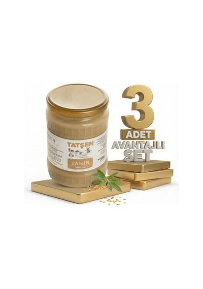 Tatşen Tahin 3x500 Gr Cam
