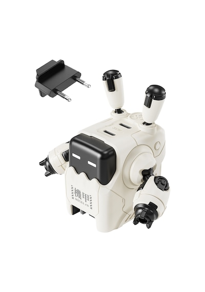 GravaStar Delta35 Beyaz Robot Figürlü 35W Hızlı Şarj Adaptörü