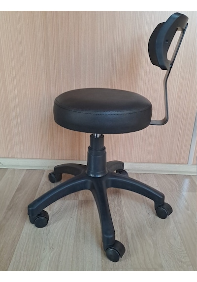 Ofis Kasiyer Taburesi Tekerlekli Eczane Laboratuvar Büro Çalışma