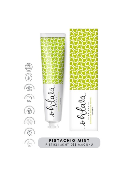 Ohlala Pistachio Mint Antep Fıstığı-nane Diş Macunu 75ml