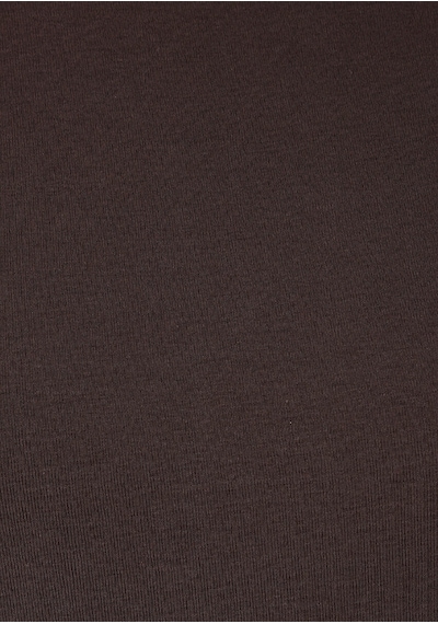 Mavi Kısa Kollu Basıc Penye Üst Seal Brown Kahverengi