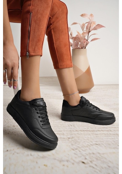 Nesilshoes Darkstep 158 Siyah Unisex Sneakers