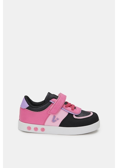 Vicco Sam Işıklı Kız Bebek Siyah/fuşya Sneaker Siyah - Fuşya