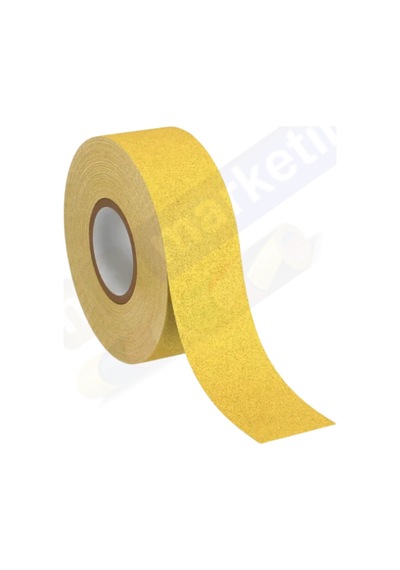 Merdiven Ve Zemin Kaydırmaz Kaymaz Bant 50mmx25mt Sarı 578f0