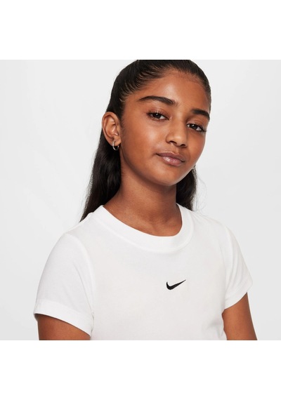 Nike Nıke Sportswear Kız Çocuk T-shırt Hf7010-100 Beyaz