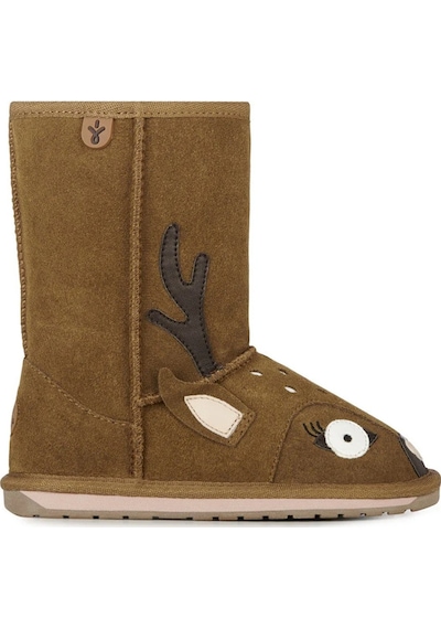 Emu Australia Leather Deer Walker Girl's Boot Kız Çocuk Koyun Derisi Koyun Kürkü Bot Kahverengi Kahverengi Emu Australia Leather Deer Walker Girl's Boot Kız Çocuk Koyun Derisi Koyun Kürkü Bot Kahverengi Kahverengi
