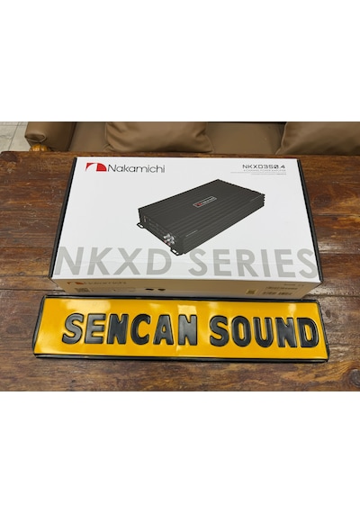 Nakamichi Nkxd350.4 4kanal Profesyonel Oto Amfi Uyumlu 4 Ohm 4x350w Rms Anfi Bas Kontrollü - Sencan Sound