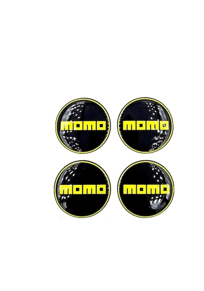 Etiketçilere Özel Momo Jant Göbeği Damla Sticker - Jant Göbeği Damla Sticker Mono