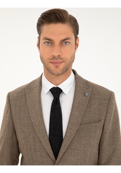 Pierre Cardin Kahverengi Slim Fit Ceket 50293351-vr029