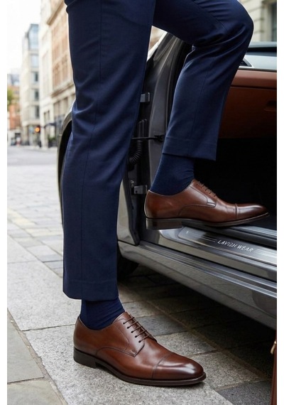 Socketta 3'lü Lacivert Erkek Business Pamuk Dikişsiz Esnek Soket Çorap - Premium Lacivert Socketta 3'lü Lacivert Erkek Business Pamuk Dikişsiz Esnek Soket Çorap - Premium Lacivert
