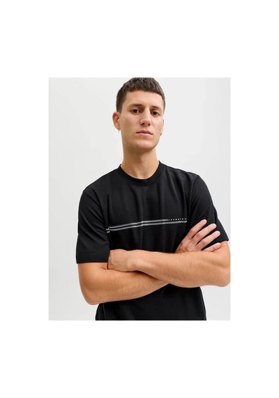 Jack & Jones Jcofusıon Siyah Erkek T-shirt 12289936