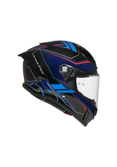 Zeus Kask Zs-837a Az3 Black Blue Red Sılver Siyah
